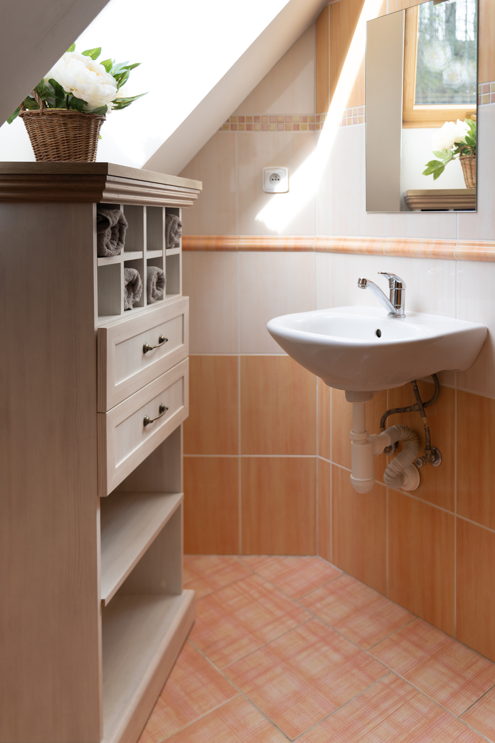 Čisté koupelny jsou v chalupě Bišík standard